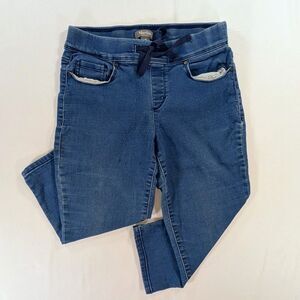 Martha Stewart Cropped Blue Jeans Womens Petite 8P Pull On